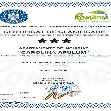 Vila Carolina Apulum Alba Iulia Exterior foto